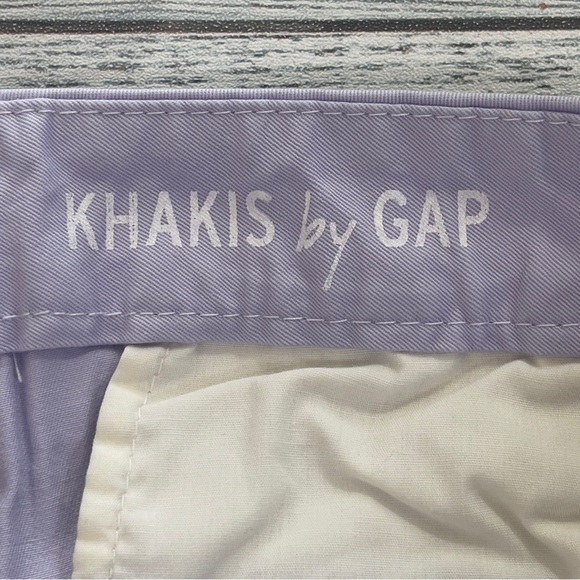 GAP Light Purple Broken in Straight Leg Khakis 6 - Picture 3 of 7